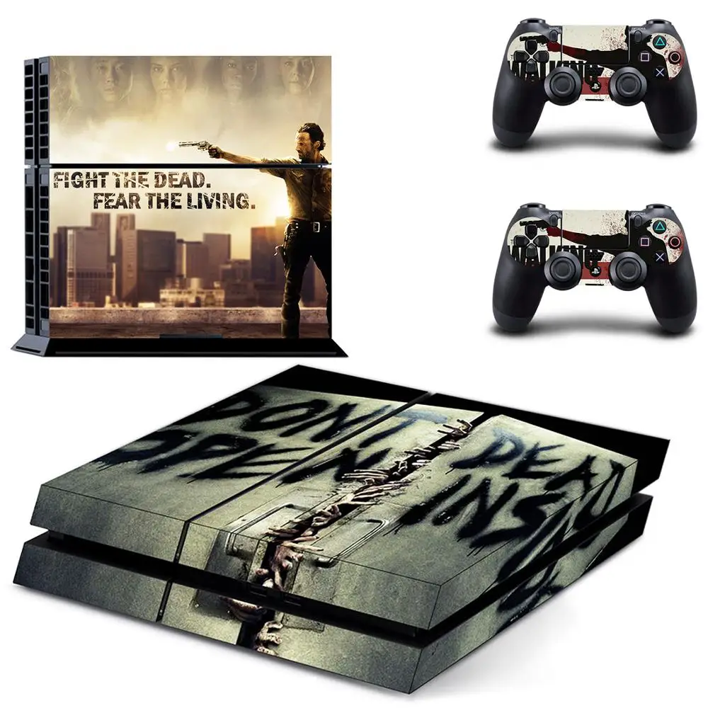 Ходячие мертвецы PS4 стикер s Play station 4 наклейка для PlayStation консоль и контроллер
