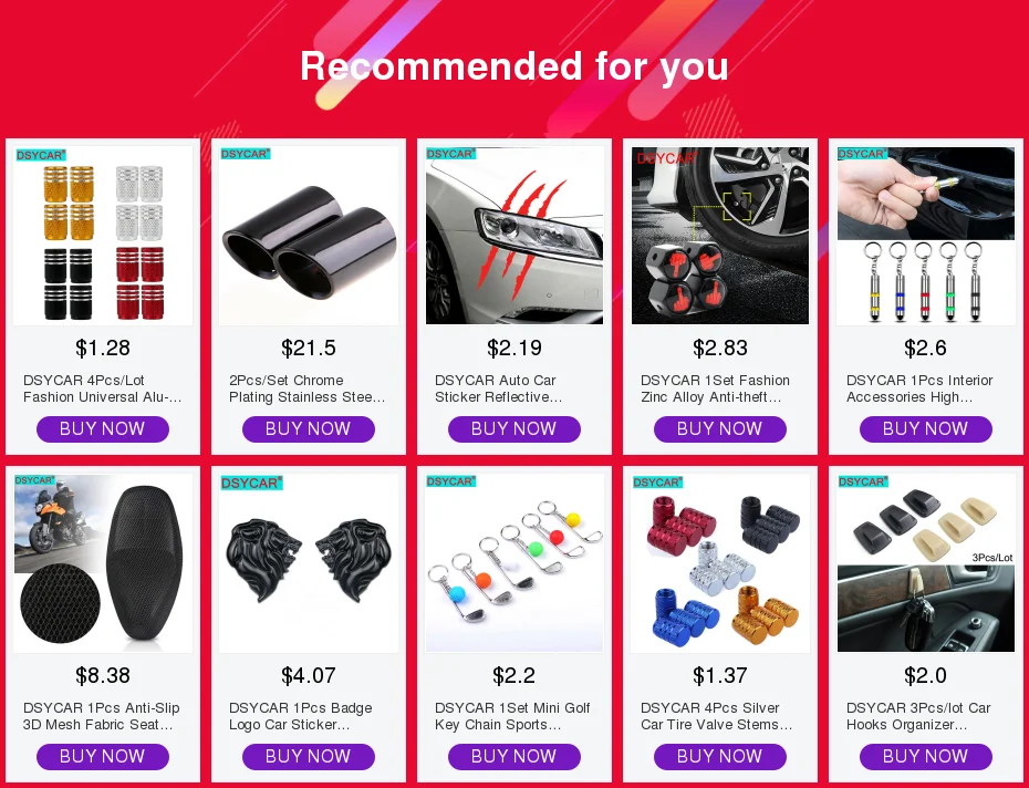 DSYCAR 1Set Fashion Zinc Alloy Anti-theft Sport Car Tire Valve Caps Wheel Tires Tire Stem Air Cap Airtight Cover for Car Styling