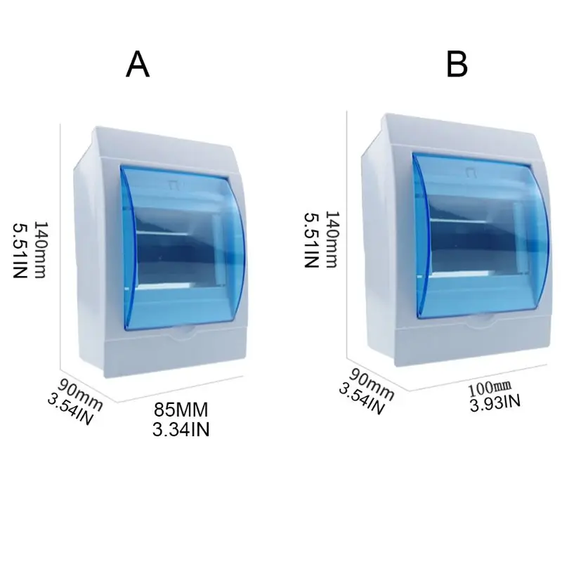 Waterproof Electrical Distribution Box Home Switch Protective Case for 2-3/3-4 Ways Wall Mounted Circuit Breaker