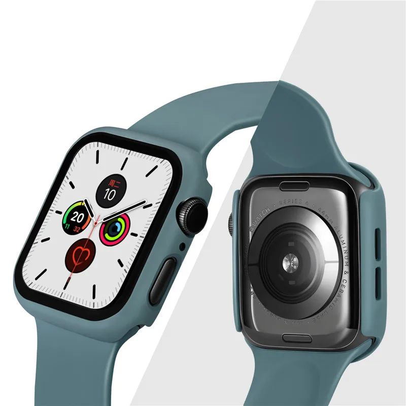 Супер тонкий Чехол подходит для Apple Watch Series 5 4 3 2 Чехол с защитой экрана водонепроницаемый чехол для Iwatch 44 мм 42 мм 40 мм 38 мм