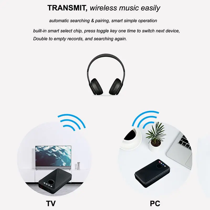 Bluetooth передатчик приемник/беспроводной 3,5 мм аудио адаптер