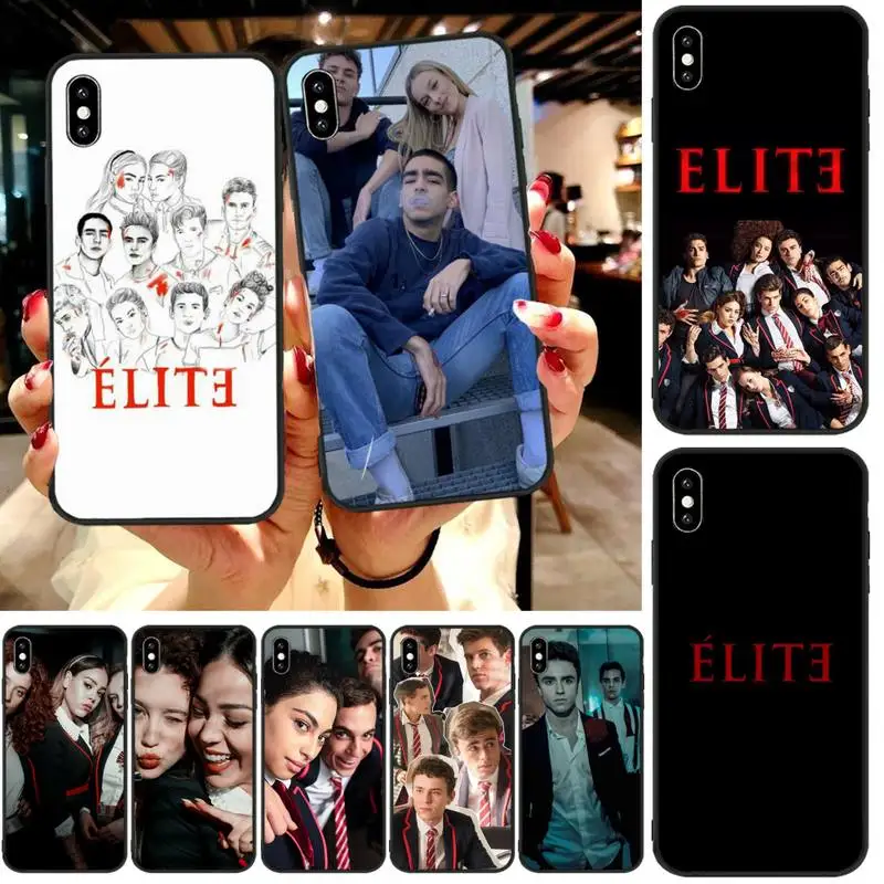 Чехол для телефона телесериал Elite мягкий черный iPhone 6 6s plus 7 8 X XR XS MAX 11 Pro Max |