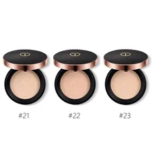 Горячий черный алмаз макияж пудра основа для лица контроль масла Осветляющий отбеливающий консилер прессованный Пудра со спонжем