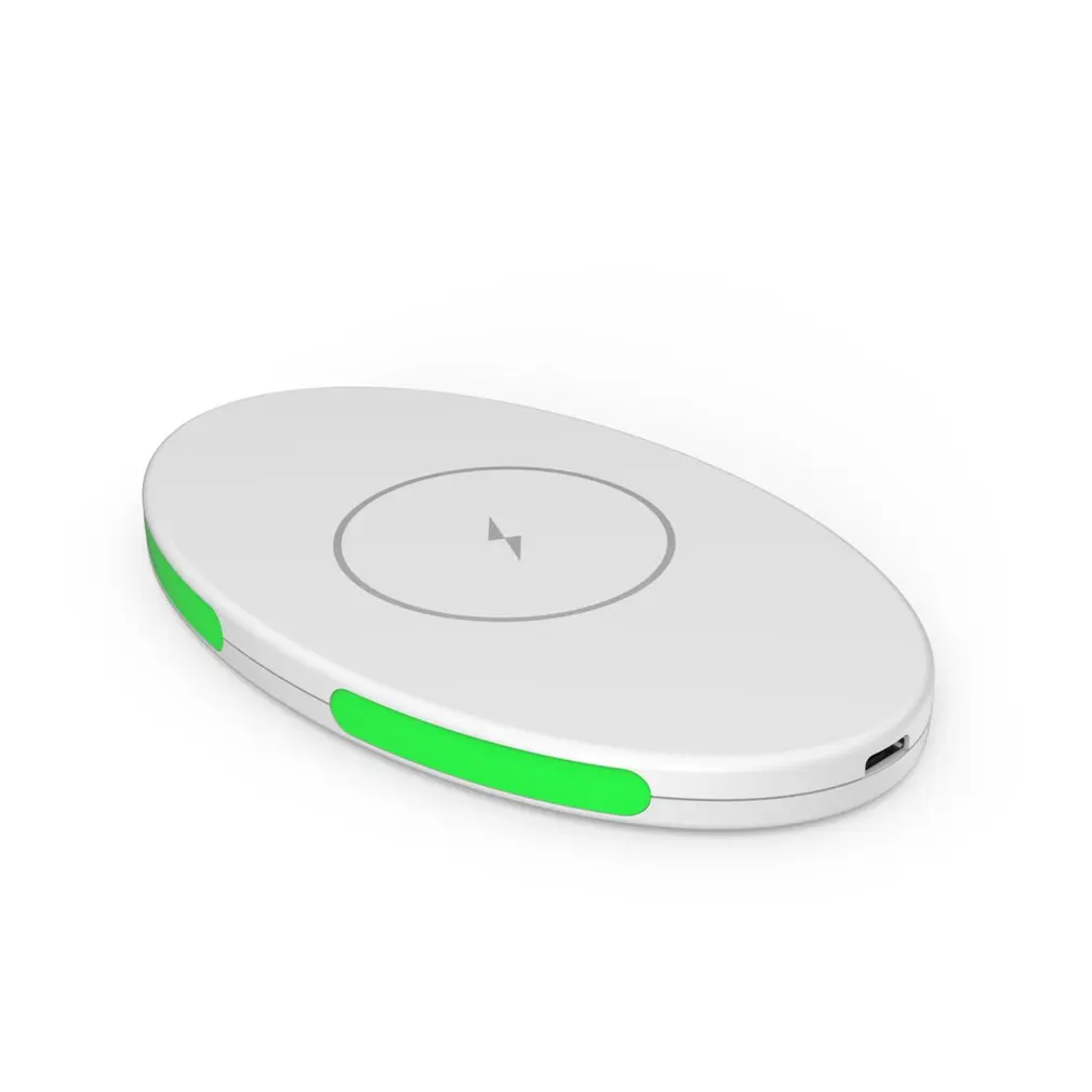 

Small Round Shape Qi Wireless charger Desktop Charging Base Dock Station Cradle fast Charging Pad Suitable for iPhone 6 7 8 plus
