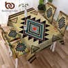 BeddingOutlet Geometric Printed Tablecloth Aztec Waterproof Polyester Table Cloth Brown Southwest Table Cover Home Deocration 1