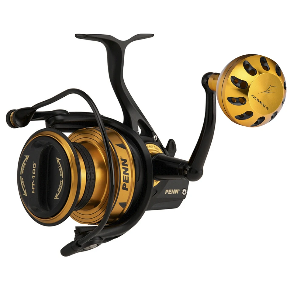 Gomexus ручка питания для Daiwa BG Penn Spinfisher Battle II буровая круглая металлическая рукоятка