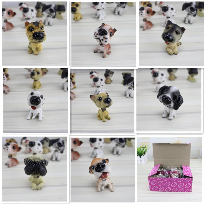 Nodding Dog Funny Shaking Head Toys Cute Puppy Dolls Car Ornaments Home Auto Interior Decor Car Dashboard Toys New Arrival