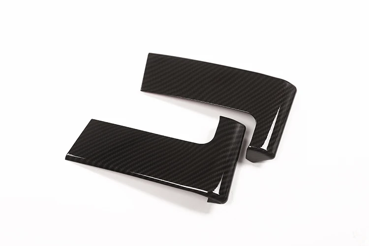 Carbon Fiber Для Land Rover Range Rover Sport RR Sport- углеродное волокно ABS декоративная накладка на приборную панель 2 шт - Название цвета: Carbon Fiber