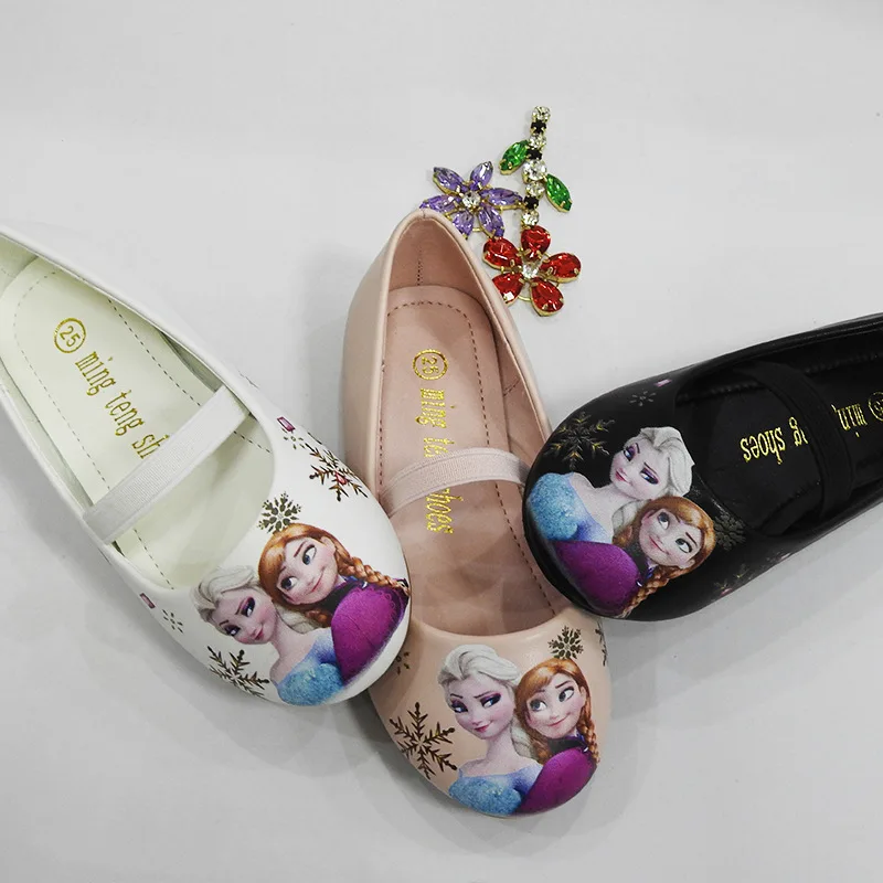 

Disney children's frozen princess casual non-slip soft bottom performance party dance shoes children's casual shoes