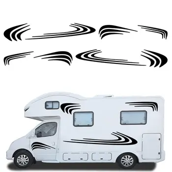

Car stickers Two side RV Stripes Decals Car Stickers Vinyl Graphics Stickers Camper Van Decals Car Stickers Decor Accessories