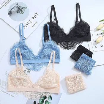 

2020 Summer Women Bra Set Push Up Bra Set Thick Underwear Bra and Briefs Set