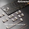 Kelowna PCB Stabilizer Screw-in Stabilizers Transparent Gold-Plated 6.25u Customized Mechanical Keyboard PCB Screw-in Stabilizer ► Photo 1/5