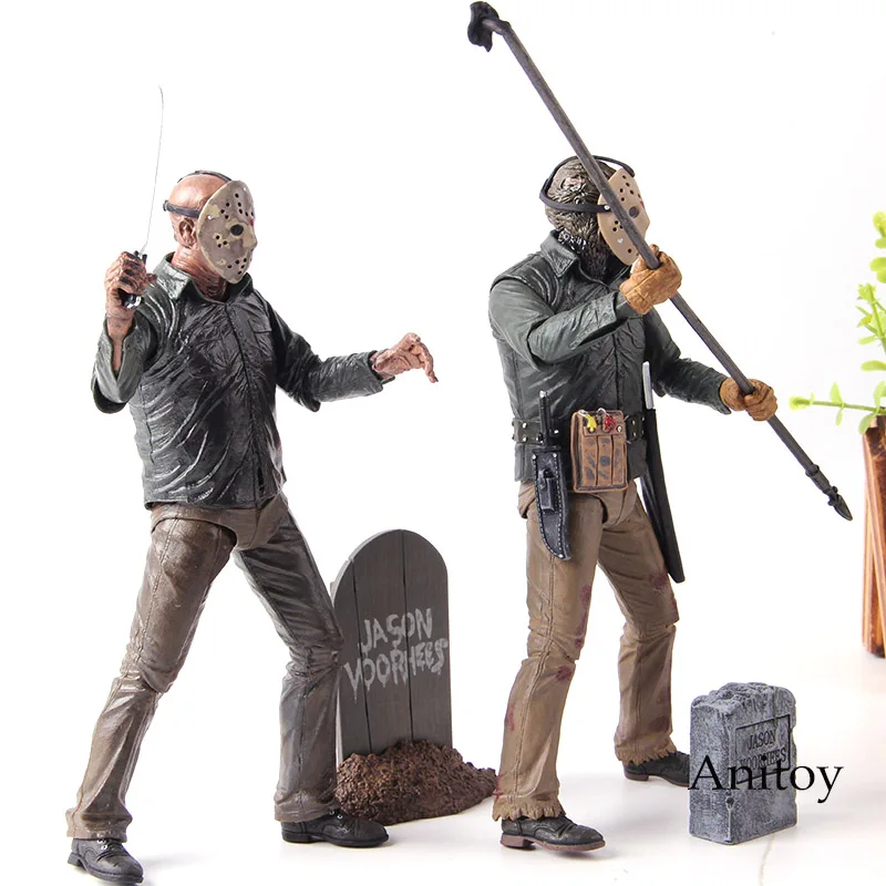 NECA Friday the 13th 2009 Deluxe Edition Jason Voorhees, фигурка из ПВХ, Коллекционная модель, игрушка в подарок для друзей