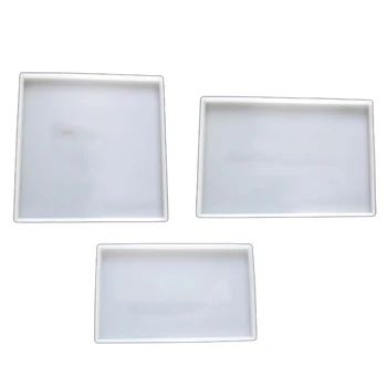 

Big Square Coaster Silicone Mold Epoxy Resin Crafts for Making Coaster
