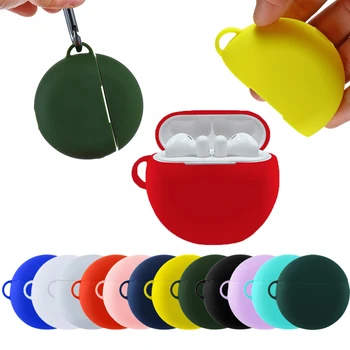

New for Huawei Freebuds 3 Soft Silicone Case Headset Case Solid Color Wireless Bluetooth Earphone Protective Cover Accessories
