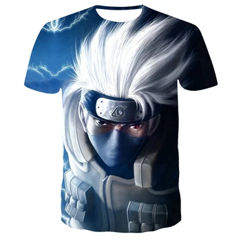 

2019 New 3D Naruto t shirt Men/women Fashion Streetwear Hip Hop Harajuku 3D Print Naruto Men's t shirt Clothes Top