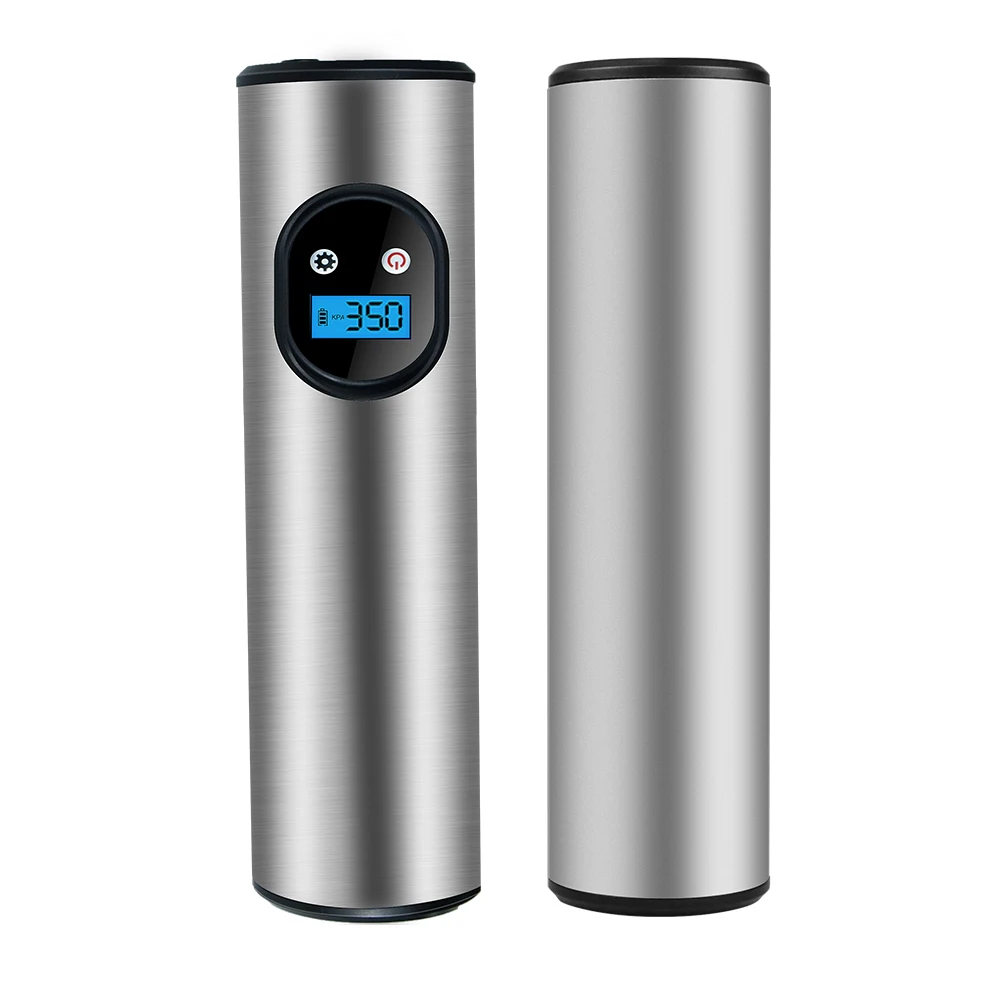 USB интерфейс портативный воздушный компрессор надувной насос 12 В 150PSI с ЖК-дисплеем для автомобильных велосипедов шины шары кольца для плавания
