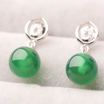 

925 Silver Round 8mm Earrings To Send Friends To Bring Your Own