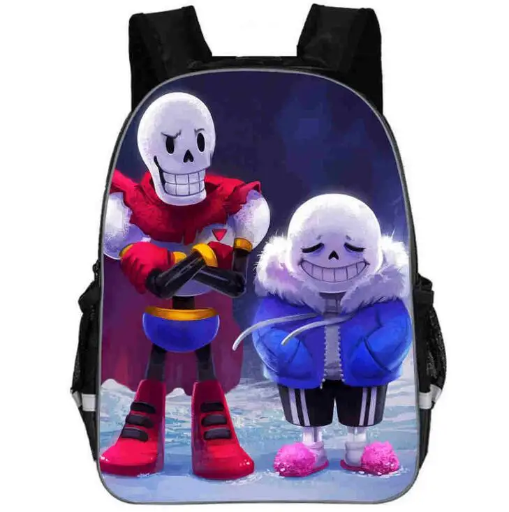 16 дюймов Аниме Undertale рюкзак для девочек мальчиков Книга Сумка для женщин mochila мужская дорожная сумка Undertale детей подростков школьные рюкзаки - Цвет: picture color