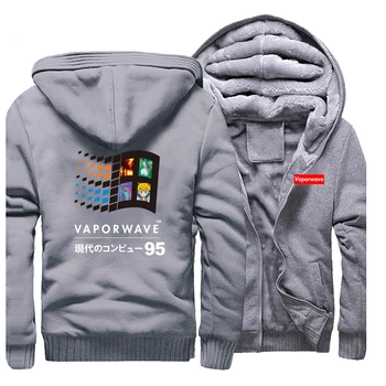 

Cartoon Pattern Men's Thick Warm Winter Outerwear Men Warm Jackets Clothing Windproof Hoody Coat Thick Sportswear
