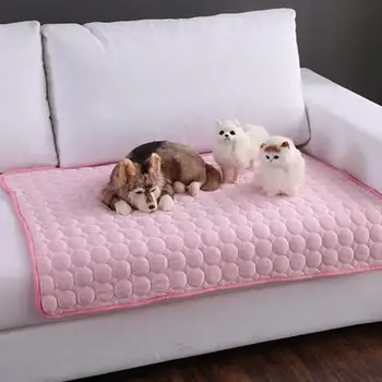 

Cool Pad Breathable Cushion Heat Relief Pet Cotton Durable Cooling Mat Cat None Toxic Summer Summer Mat Comfort Bed Dog Cooler