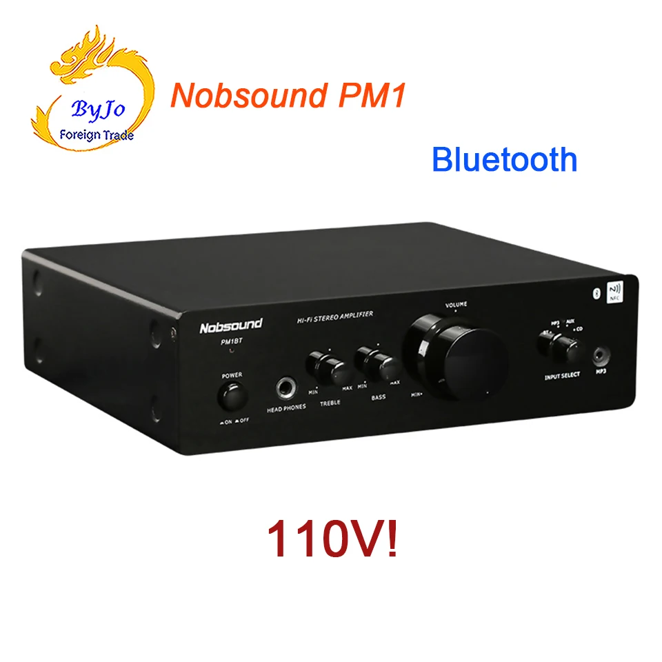 Nobsound PM1 hifi bluetooth NFC Усилитель 20 Вт+ 20 Вт BT или без BT две версии 110 В усилитель мощности