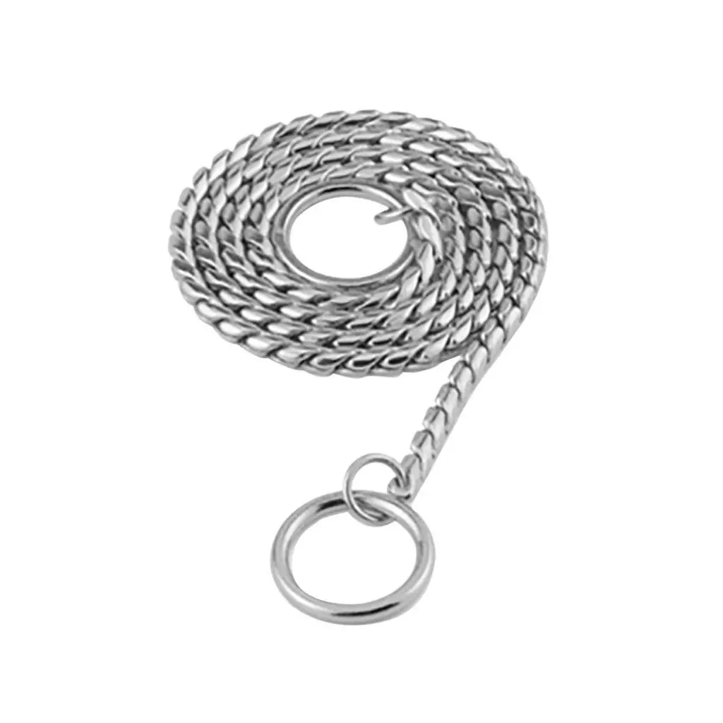 3 Size Gold Snake Chain Dog Collar Chihuahua Yorkie Pet Dog Training Collar For Small Medium Large Dogs