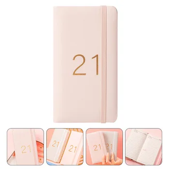 

1pc Planning Notebook Calendar Annual Note Book Portable Schedule Note Book