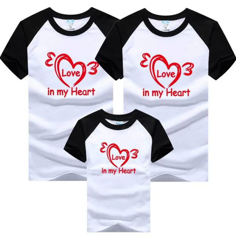 couple and baby t shirt