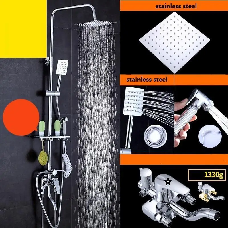 Salle De Bain Douche Painel Duschset Duschsystem Regadera Dusche Eletrico Chuveiro Do Banheiro Ducha Bathroom Shower System