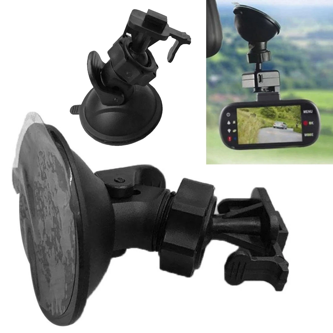 360 Degree Holder For YI Dash Cam camera mount camera mounting bracket dash cam suction cup dvr bracket holder dash cam bracket