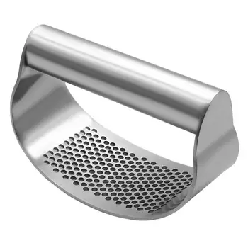 

Multifunction Stainless Steel Garlic Press Grinding Grater Crush Tool Presser Curved Garlic Grinding Slicer Chopper Kitchen Tool