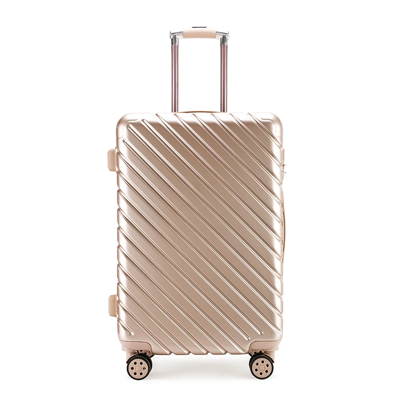 

2019 New Ultra Light Suitcase Trolley Case Travel Bag 360 Degree Rotation 4 Round Men and Women Suitcase 20 24 Inch Zipper Box