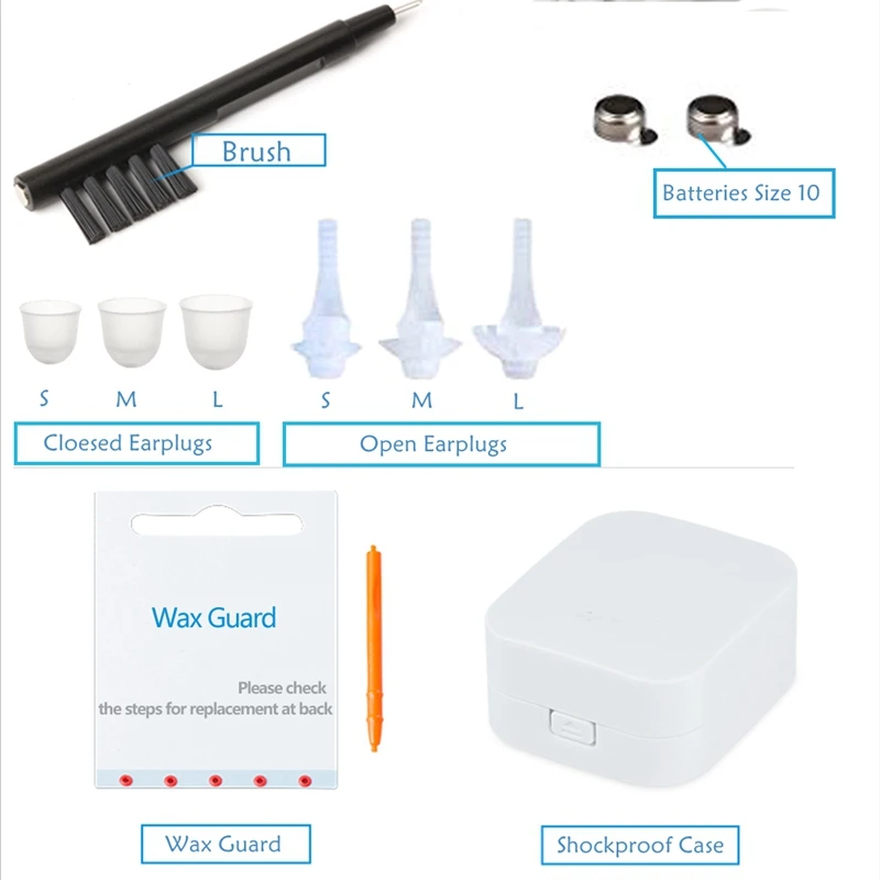  B Digital CIC Hearing Aids Adjustable Tone hearing aid Small In The Ear Invisible Best Sound Amplif