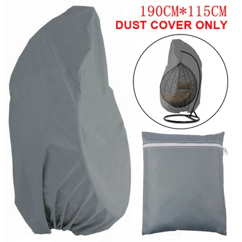 

190 * 115cm Hanging Chair Cover Heavy Duty Egg Swing Chair Covers Dust Cover For Outdoor Garden Protective Case Home Supplies