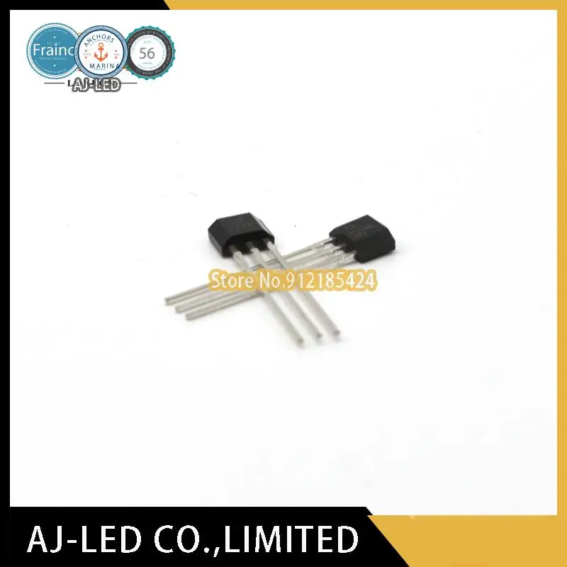 10pcs/lot A1101EUA-T Unipolar Magnetic Hall Effect Sensor Switching Element TO-92S