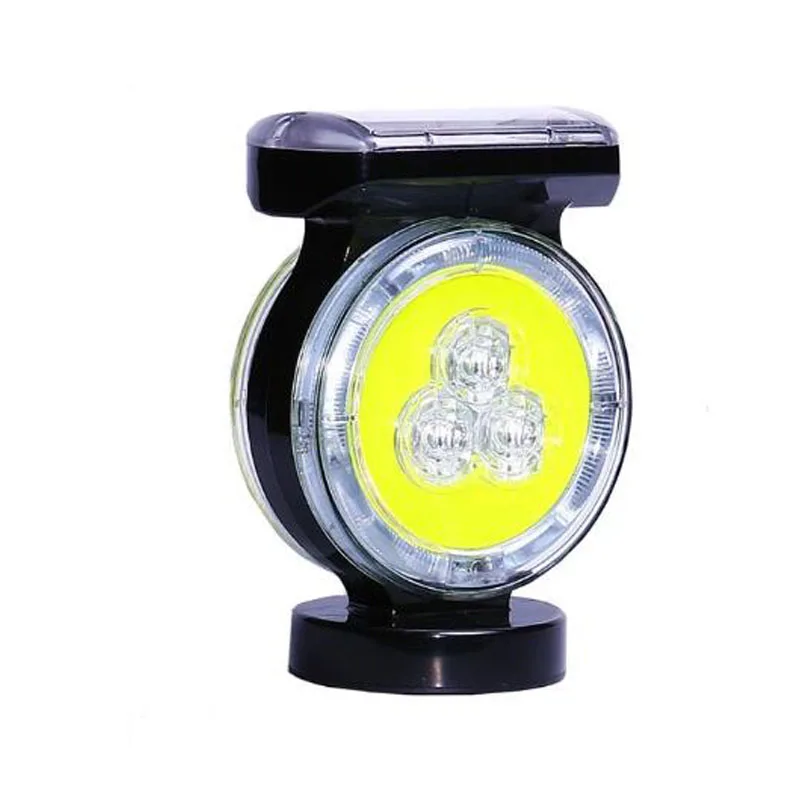 Магнит Тип сильный мигающий 10LED Солнечный Предупреждение светильник для обеспечения безопасности