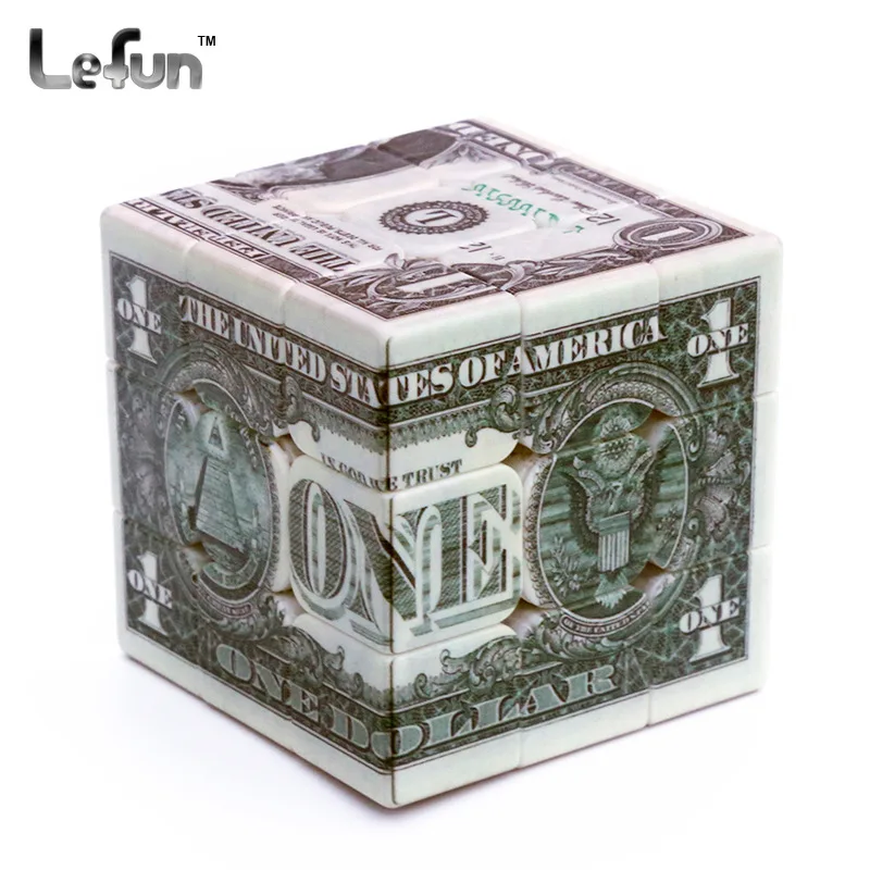 LeFun УФ печать 3x3 магические кубики скорость обучающая игрушка для детей твист взрослый обучающий инструмент высокое качество - Цвет: type e