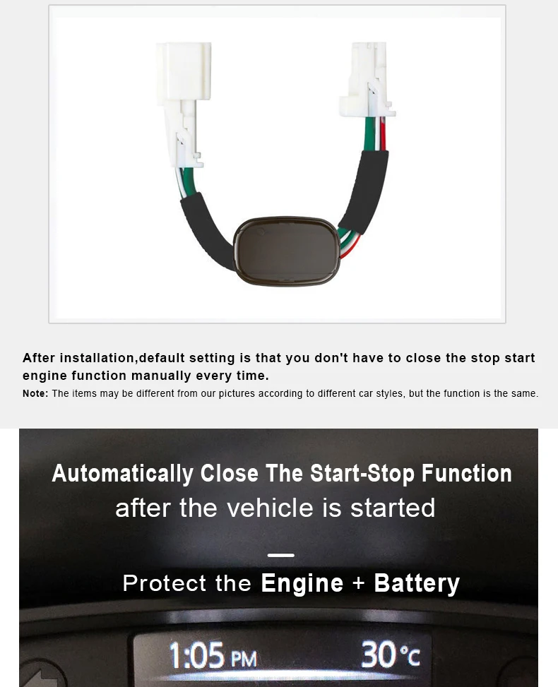 Car Start-Stop Close Module Starters For Nissan QASHQAI J11 2014-2021 Car Auto Stop Start Engine System Smart kit - - Racext 20