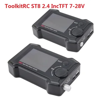 

ToolkitRC ST8 2.4 TFT 7-28V 8-Channel Servo Integrated Tester 4 Independent Interface Signal Test