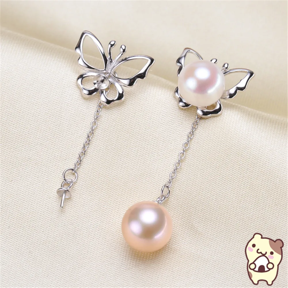 

HOT Pearl Earrings Mountings, Earrings Findings Settings Jewelry Parts Fittings Drop Earrings Accessories,Free Shipping 2019E029