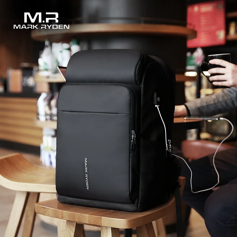 Mark Ryden мужской рюкзак многофункциональный usb зарядка 17 дюймов Сумка для ноутбука большая емкость водонепроницаемые дорожные сумки для мужчин