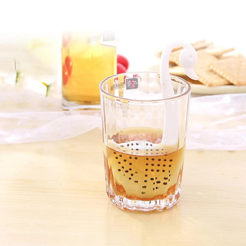 Creative Silicone Swan Tea Infuser Strainer Filter Diffuser Drink Tool Kitchen Gadgets  Filter Drinkware Accessories