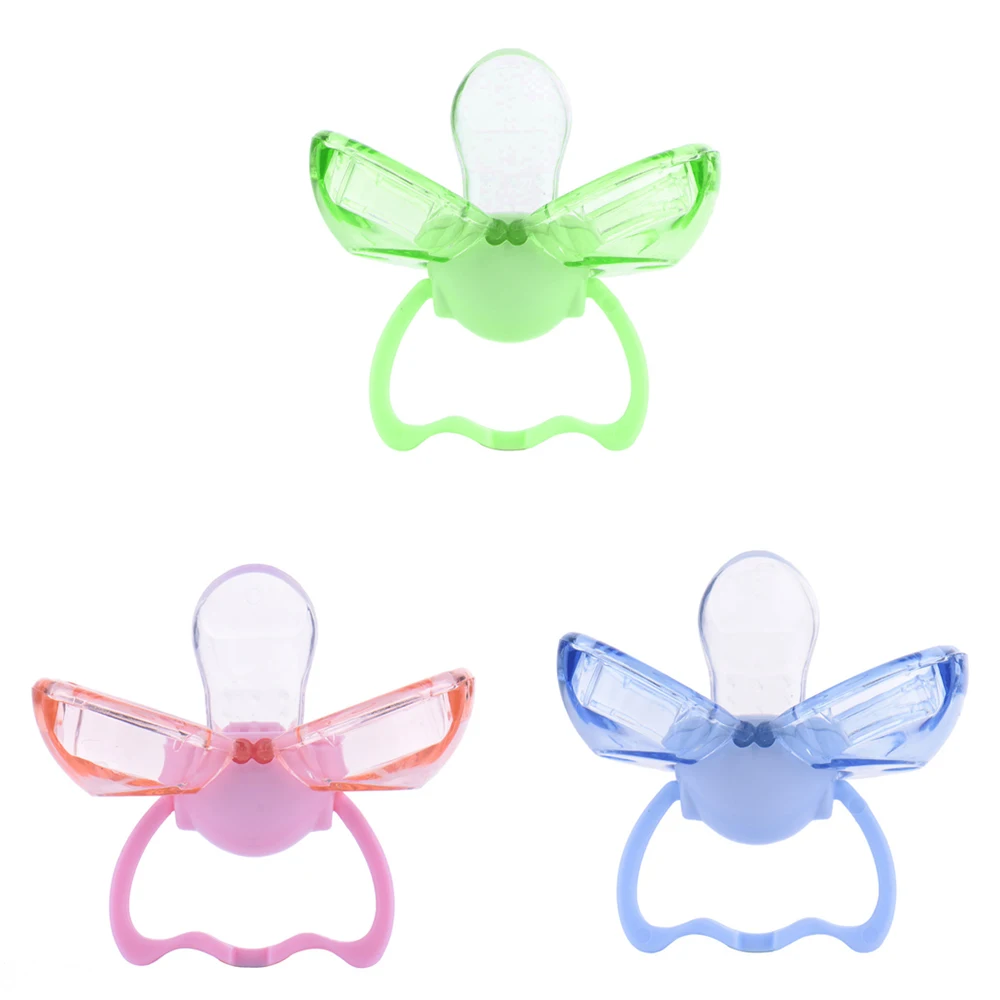 Newborn Baby Toddler Automatic Closing Pacifier Thumb Type Nipple Baby Soother Teether Care Dustproof Silicone Pacifier