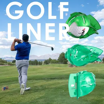 

Golf Scribe Golf Accessories Transparent Pen Template Putting Golf Ball Green Line Clip Liner Marker Alignment Marks Tool