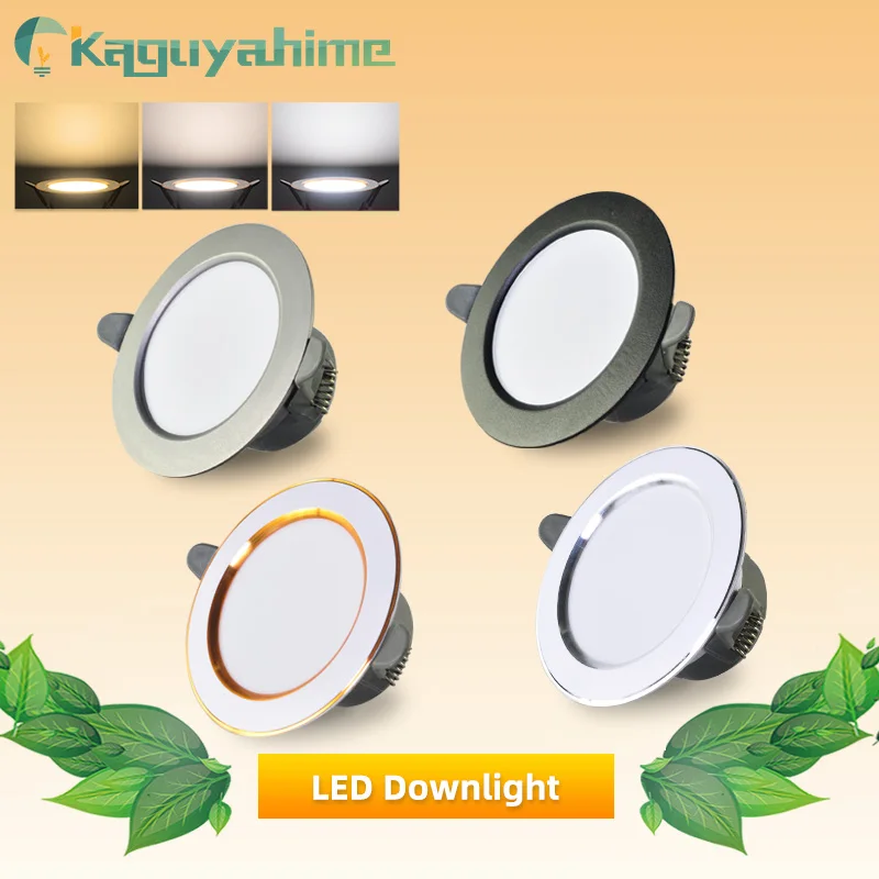 Kaguyahime LED Downlight 5w 3w LED Spot Light Natural/Warm/Cold White Indoor Recessed Lamp AC 220V Round Panel LED Spotlight Kaguyahime LED Downlight 5w 3w LED Spot Light Natural/Warm/Cold White Indoor Recessed Lamp AC 220V Round Panel LED Spotlight