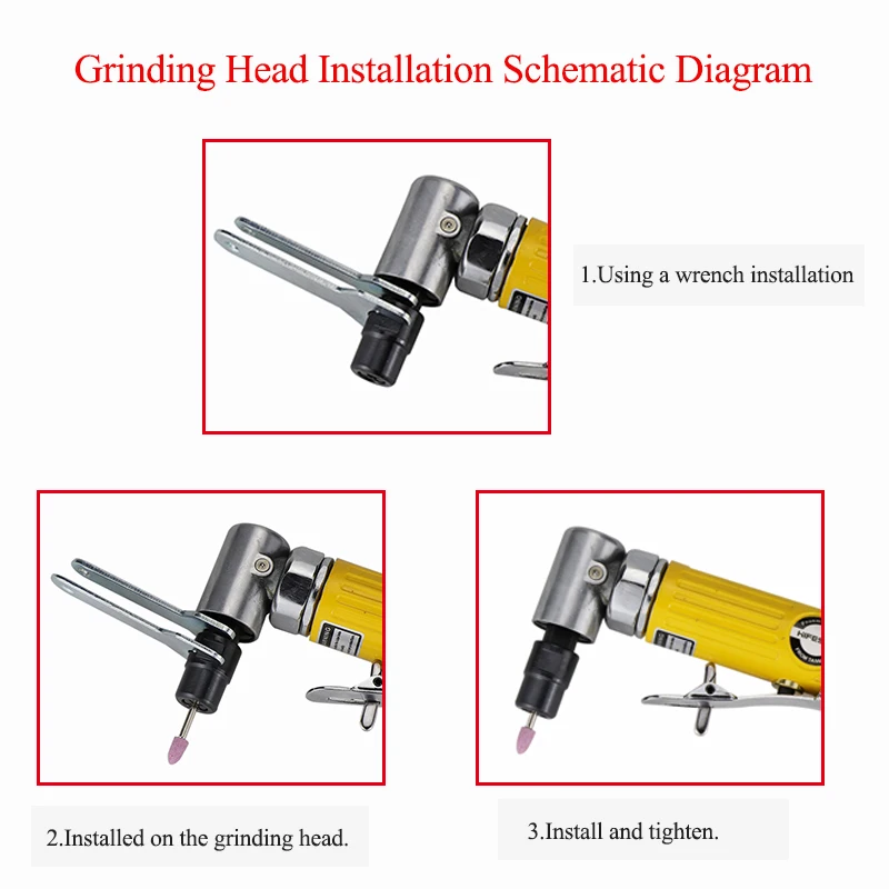 HIFESON Pneumatic 80M Die Grinder Air Die Grinder Grinding Mill Engraving Tool Polishing Machine for Pneumatic Tools