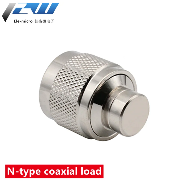 1 PCS N-type Connector โหลดโคแอกเชียลที่จับคู่โหลด 50 โอห์ม RF Terminal 2W โหลดทดสอบ Dummy Load 6 GHZ, n-JR-6 GHZ N Plug N ชาย DC-6GHz 1