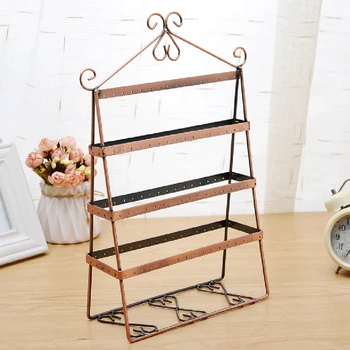 

Vintage Earrings Organizer Holder Jewelry Display Rack Stand with Holes for Retail Shop