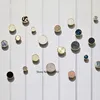 Nordic marble simple metal wall hanging Brass porch hook wardrobe drawer handle Single hook pure copper decorative coat hook 2